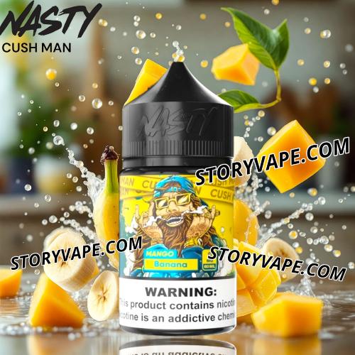 Cush Man Mango Banana 60ML - By Nasty Juicy - Store Vape KSA