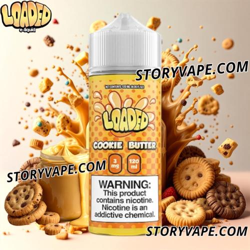 Loaded Eliquid - Cookie Butter 120ML - Store Vape KSA