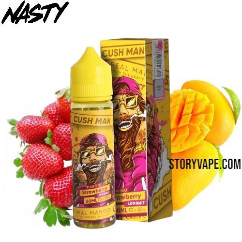 Cush Man Mango Strawberry 60ML - By Nasty Juice - Store Vape KSA - Cigar ,  Disposable , Kits , Best Online Vape Riyadh