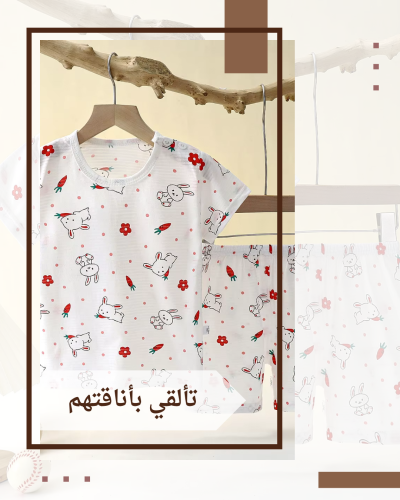 ملابس الأطفال الرضع لطيف الكرتون قصيرة الأكمام الم...