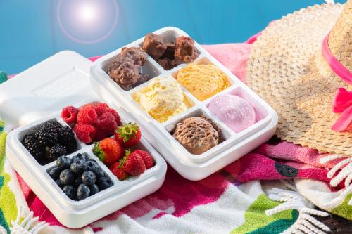 (6) Multi-use ice cream box