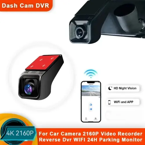 HD 4K 2160P WiFi جهاز تسجيل فيديو رقمي للسيارات دا...