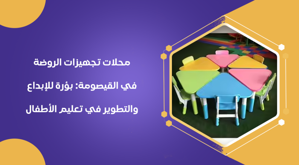 محلات تجهيزات الروضه في القيصومة: بؤرة للإبداع والتطوير في تعليم الأطفال