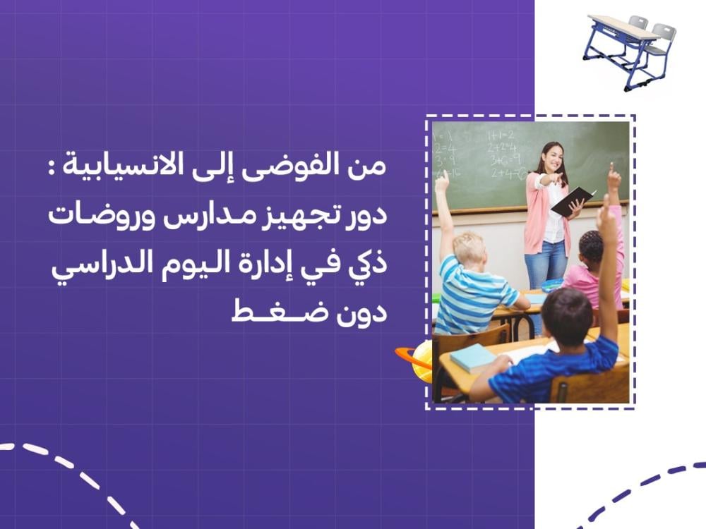 من الفوضى إلى الانسيابية: دور تجهيز مدارس وروضات ذكي في إدارة اليوم الدراسي دون ضغط