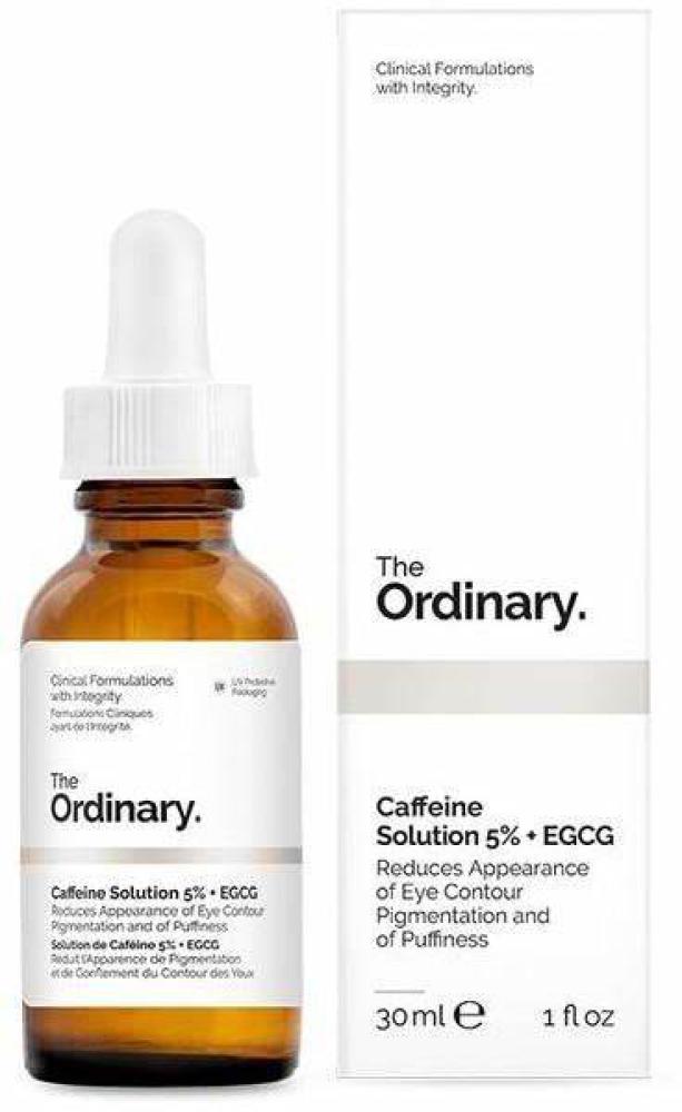 ذا اورديناري محلول الكافيين 5% + 30 مل للعينين