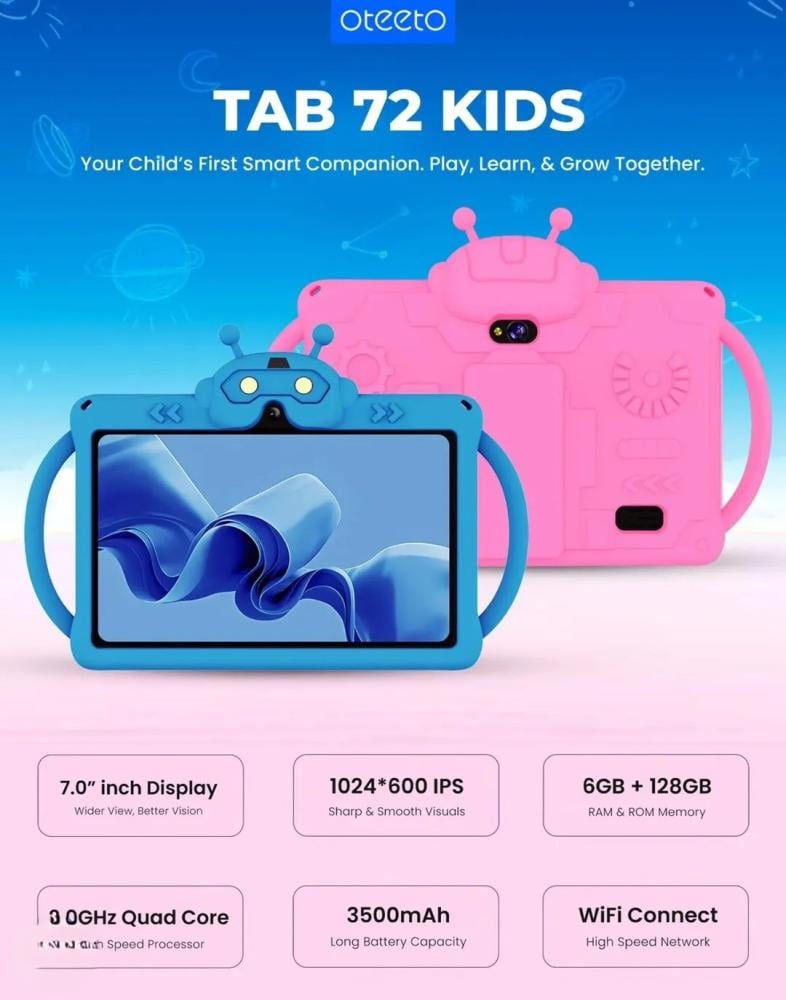 تابلت اطفال اوتيتو 72 أطفال - oteeto tab 72 Kids tablet