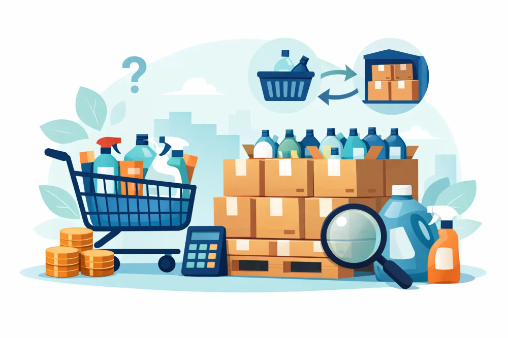 متى أشتري المنظفات بالجملة بدل الحبة؟