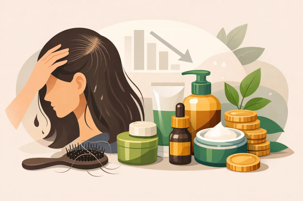 أفضل منتجات للعناية بالشعر المتساقط اقتصادية