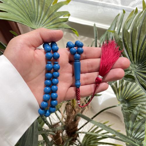 سبحة بكلايت بلون ازرق