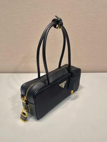 ‏Prada nylon lock bag