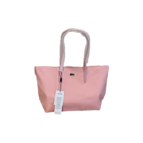 lacoste tote bag in pink