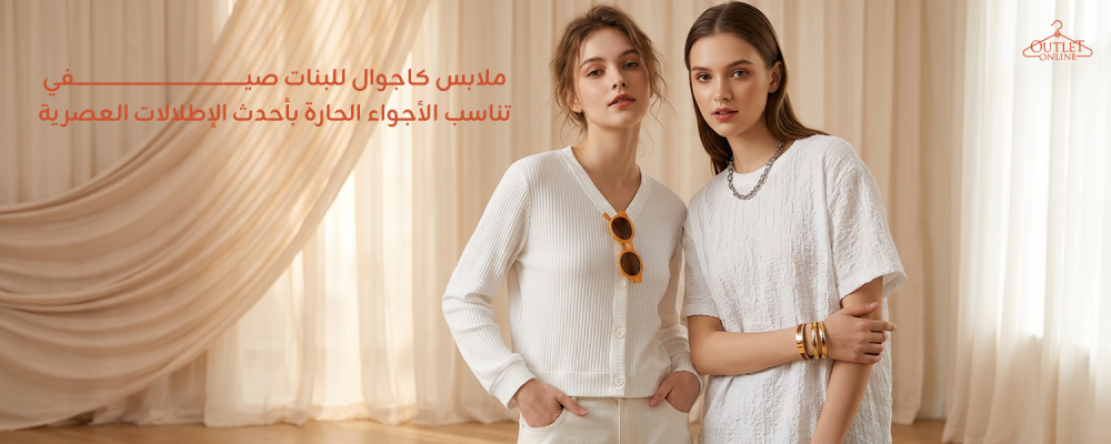 ملابس كاجوال للبنات صيفي بأحدث الموديلات من Outlet Online