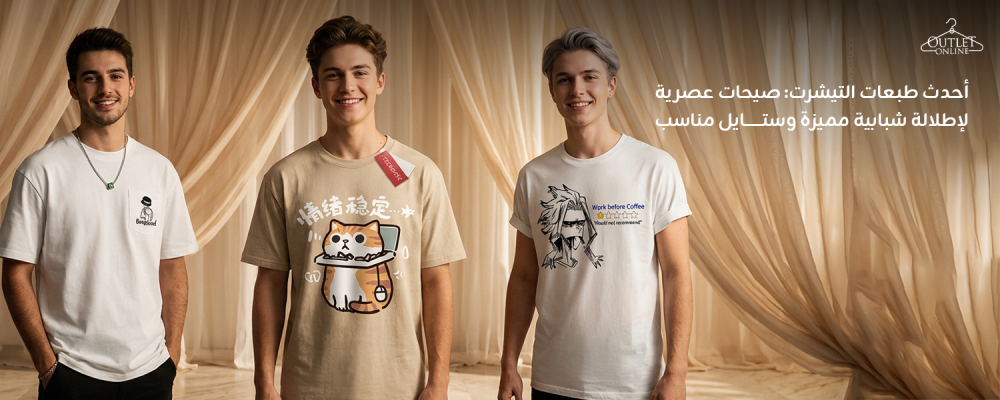 أحدث طبعات التيشرت بأبرز صيحات التيشرتات لستايل مناسب