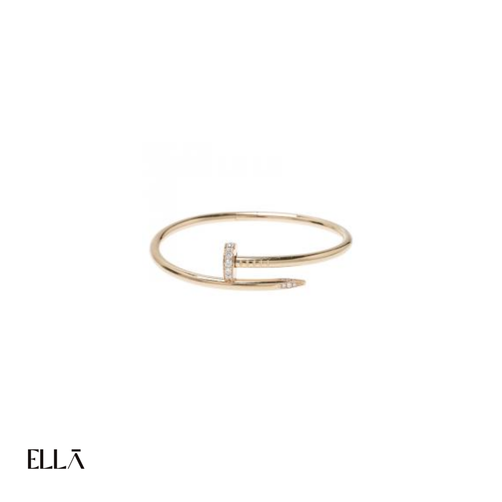 سوار من cartier من الذهب عيار 18 قيراط والألماس (طبق الأصل)