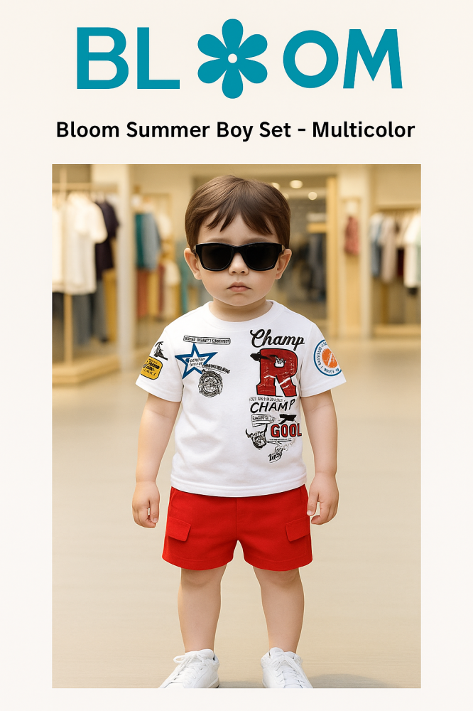 طقم أولاد بلوم الصيفي - ألوان متعددة