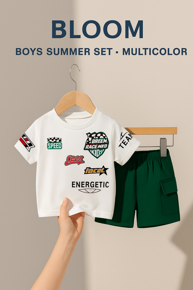 طقم أولاد بلوم الصيفي - ألوان متعددة