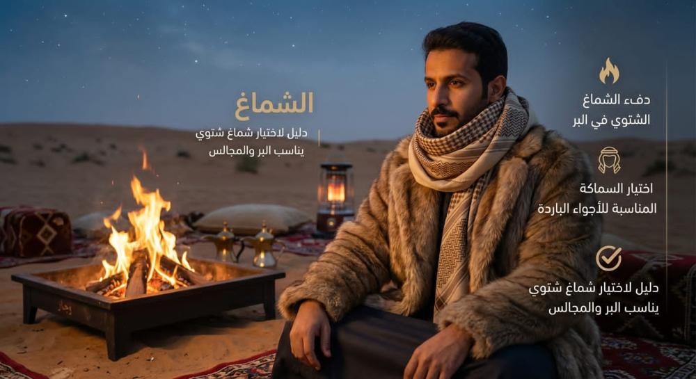 دليل اختيار الاشمغة الشتوية في السعودية