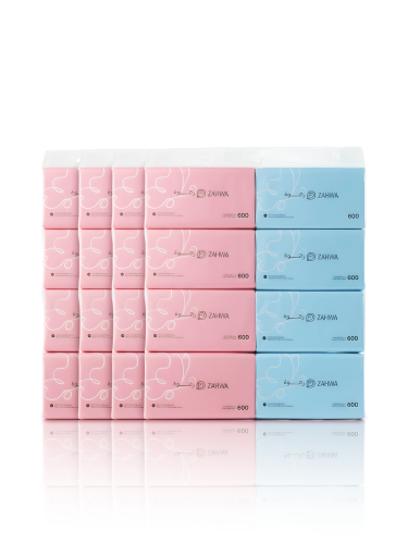 بكج 32 عبوة مناديل 600 ناعمة كلاسيك زهوة الجديدة