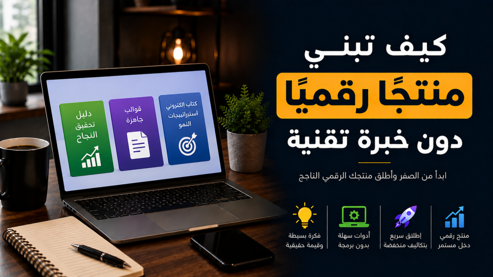 كيف تبني منتجًا رقميًا دون خبرة تقنية