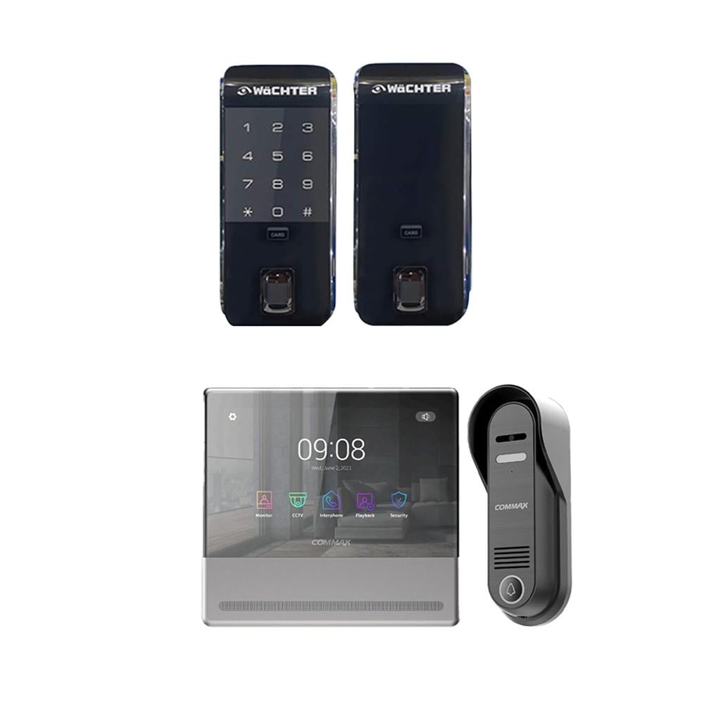 Smart Door Lock with 2MP Intercom Set