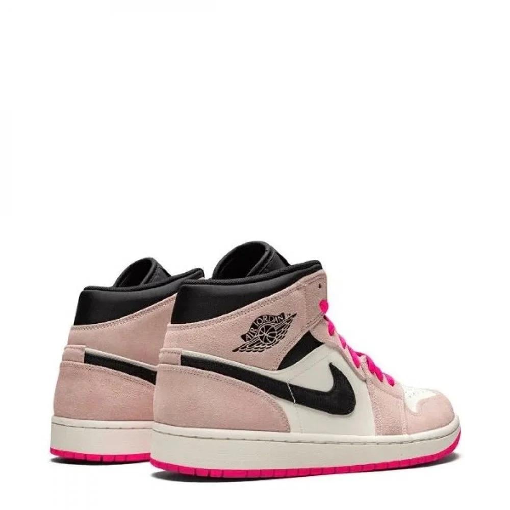 Air Jordan 1 Mid SE crimson tint hyper pink Hero shoes