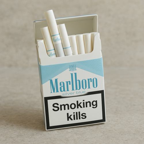 marlboro silver blue cigarettes Cigarette "Marlboro Blue"     