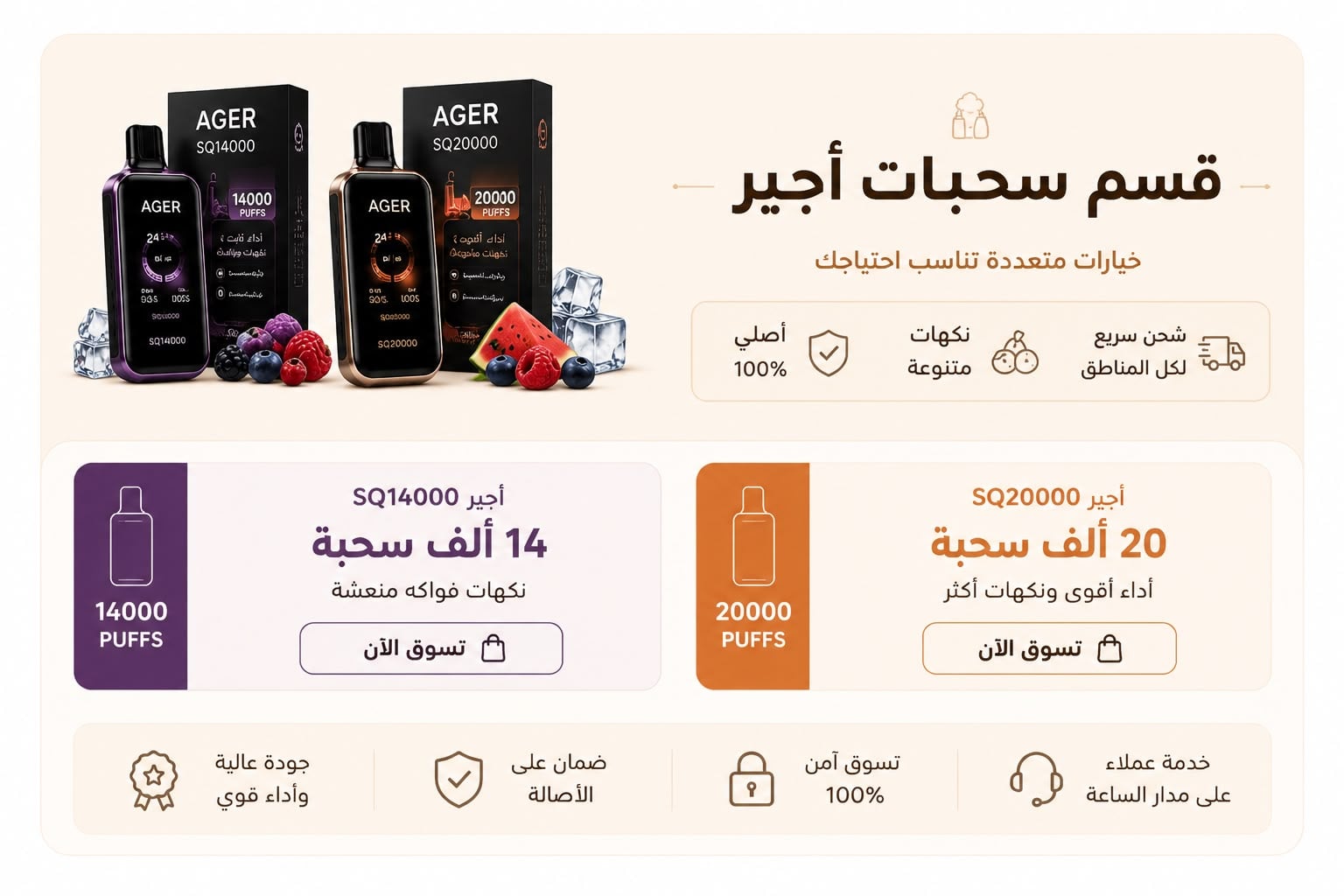سحبات اجير | AEGIR