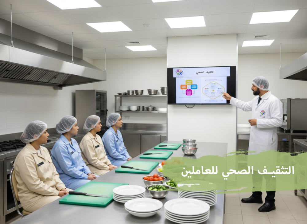 التثقيف الصحي للعاملين بالمنشآت الغذائية