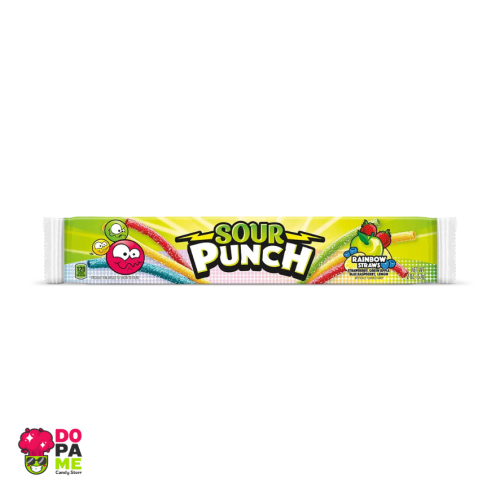 Sour punch rainbow straws