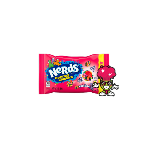 Nerds gummy clusters rainbow