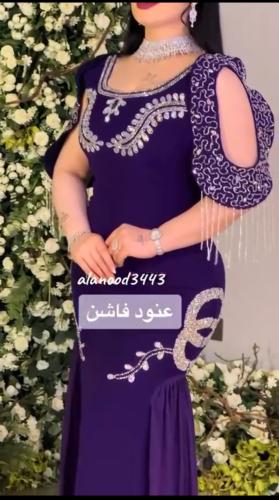 فستان سهره كريب ندونيسي شغل شك فخم