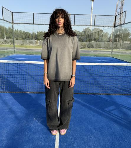 Dark Grey Basic T-shirt