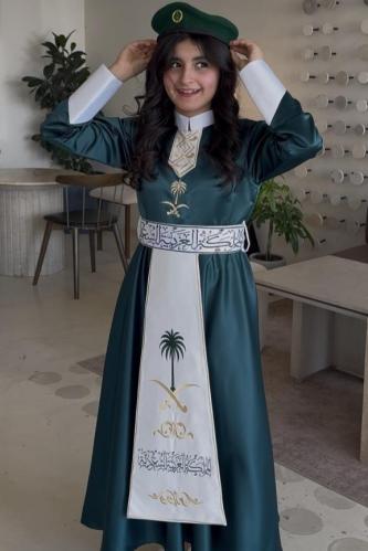فستان بناتي اليوم الوطني اناقه وفخم