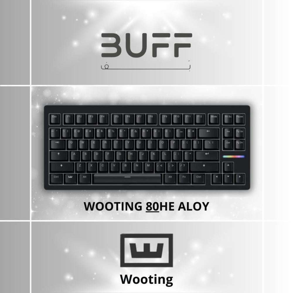 WOOTING 80HE ALOY - BUFF