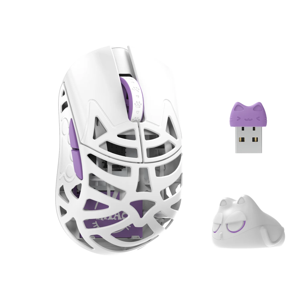 wlmouse beast miao ホワイト パープル 8000Hz WLMOUSE Beast Miao Magnesium Gaming Mouse – WLmouse