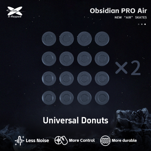 Obsidian PRO Air U-PE Universal Donuts Mouse Skate...