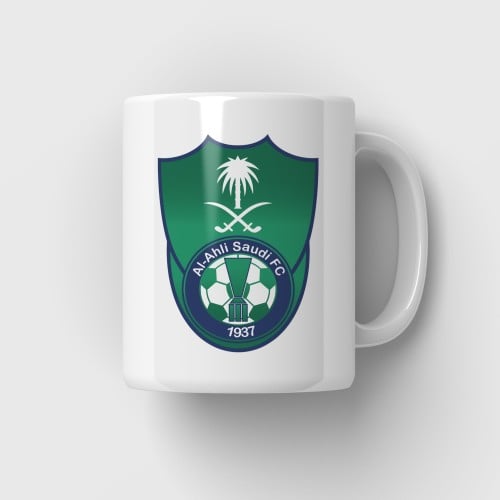 كوب مطبوع بشعار النادي الاهلي
