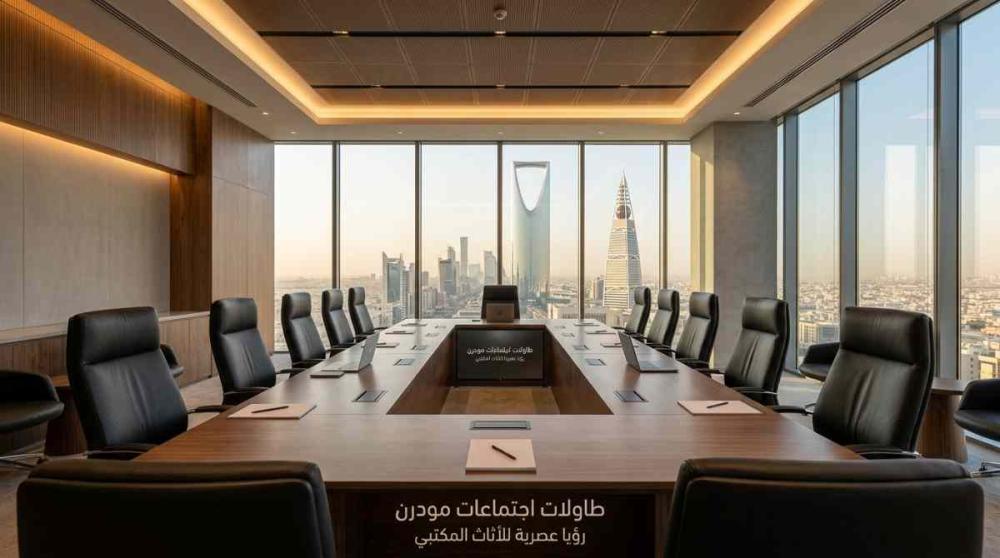 كيف تختار طاولات اجتماعات مودرن تليق بقاعات اجتماعات الشركات العصرية؟