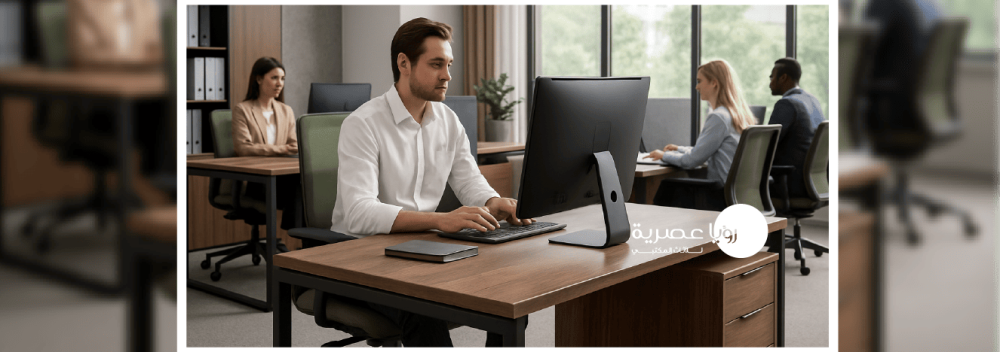 اثاث مكاتب مودرن و انواع الأثاث المكتبي