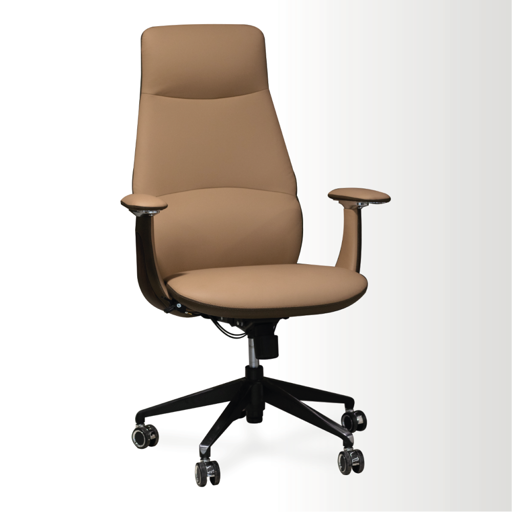 كراسي مكتب جلد متحرك فاخر