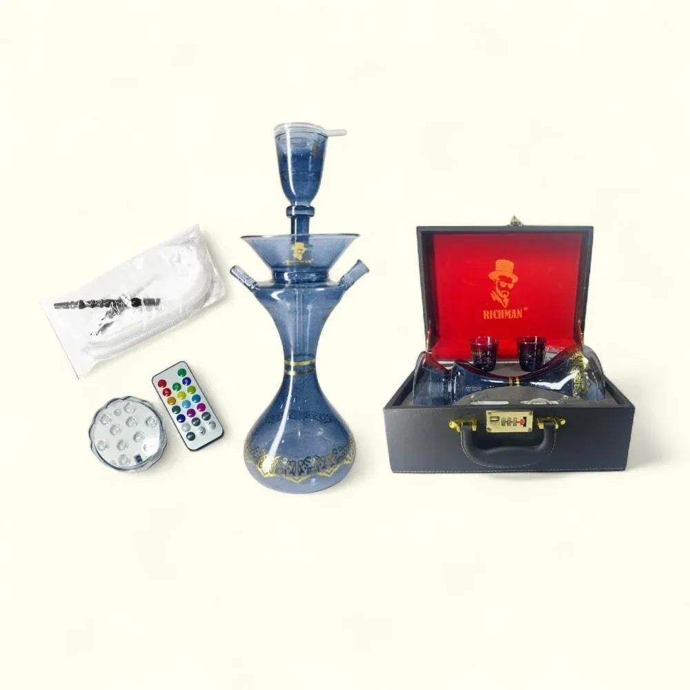 شيشة ريتش مان زجاج فاخرة - موديل RM-GH027L