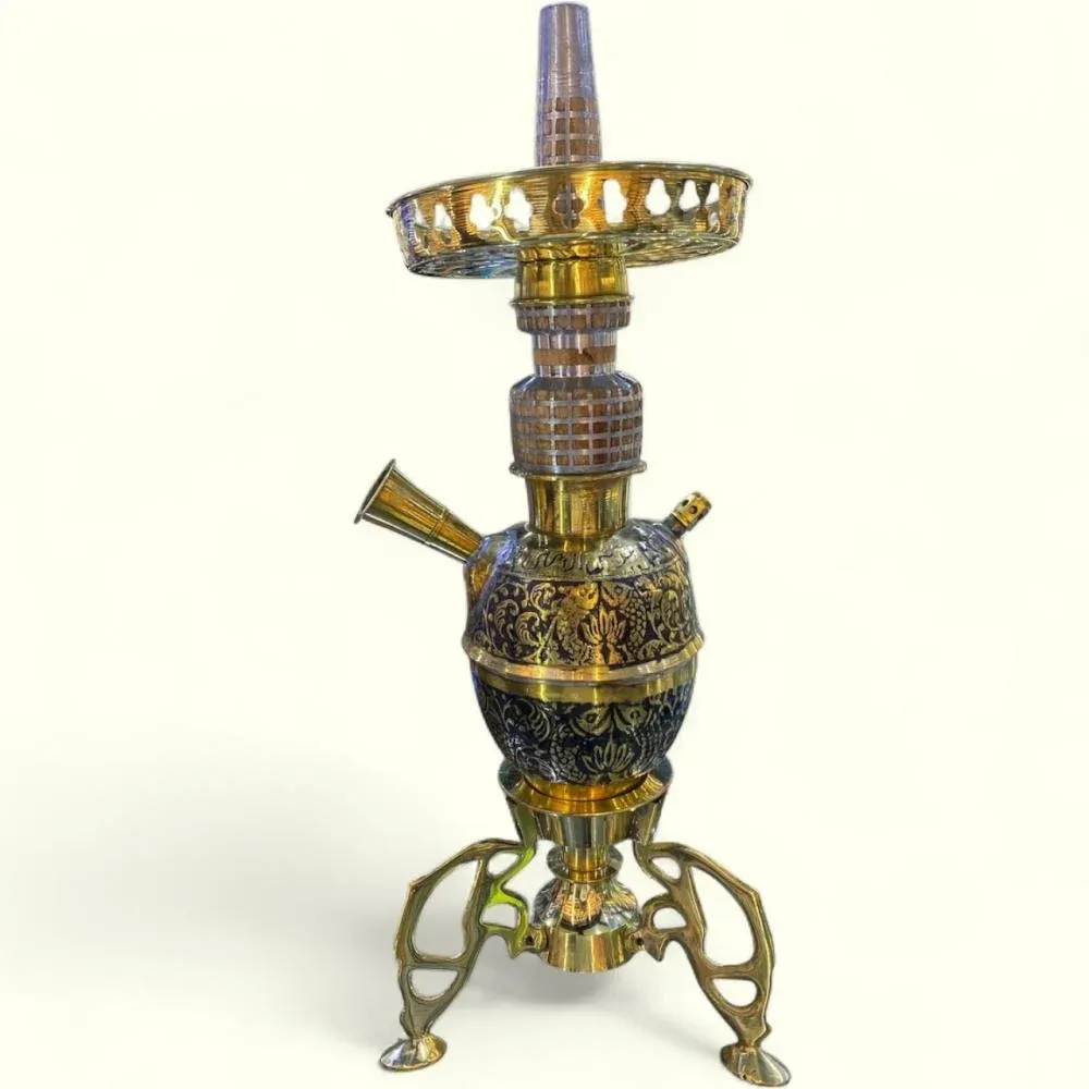 شيشة عدني نحاس أصلي – Small Original Brass Adeni Hookah