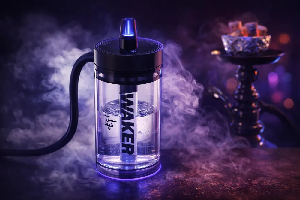 شيشة ويكر الإلكترونية المتنقلة – WAKER E-Hookah Portable Kit