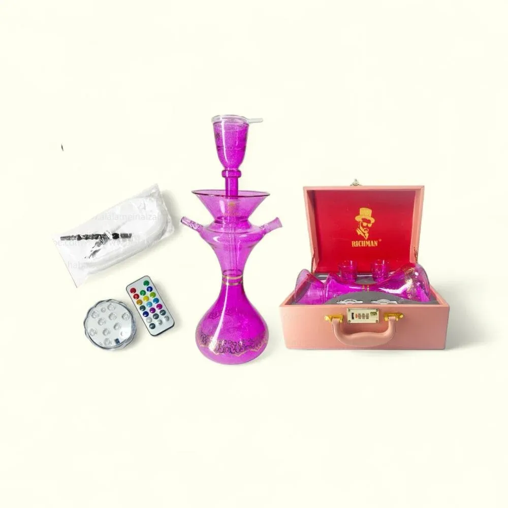 شيشة ريتش مان زجاج فاخرة - موديل RM-GH027L