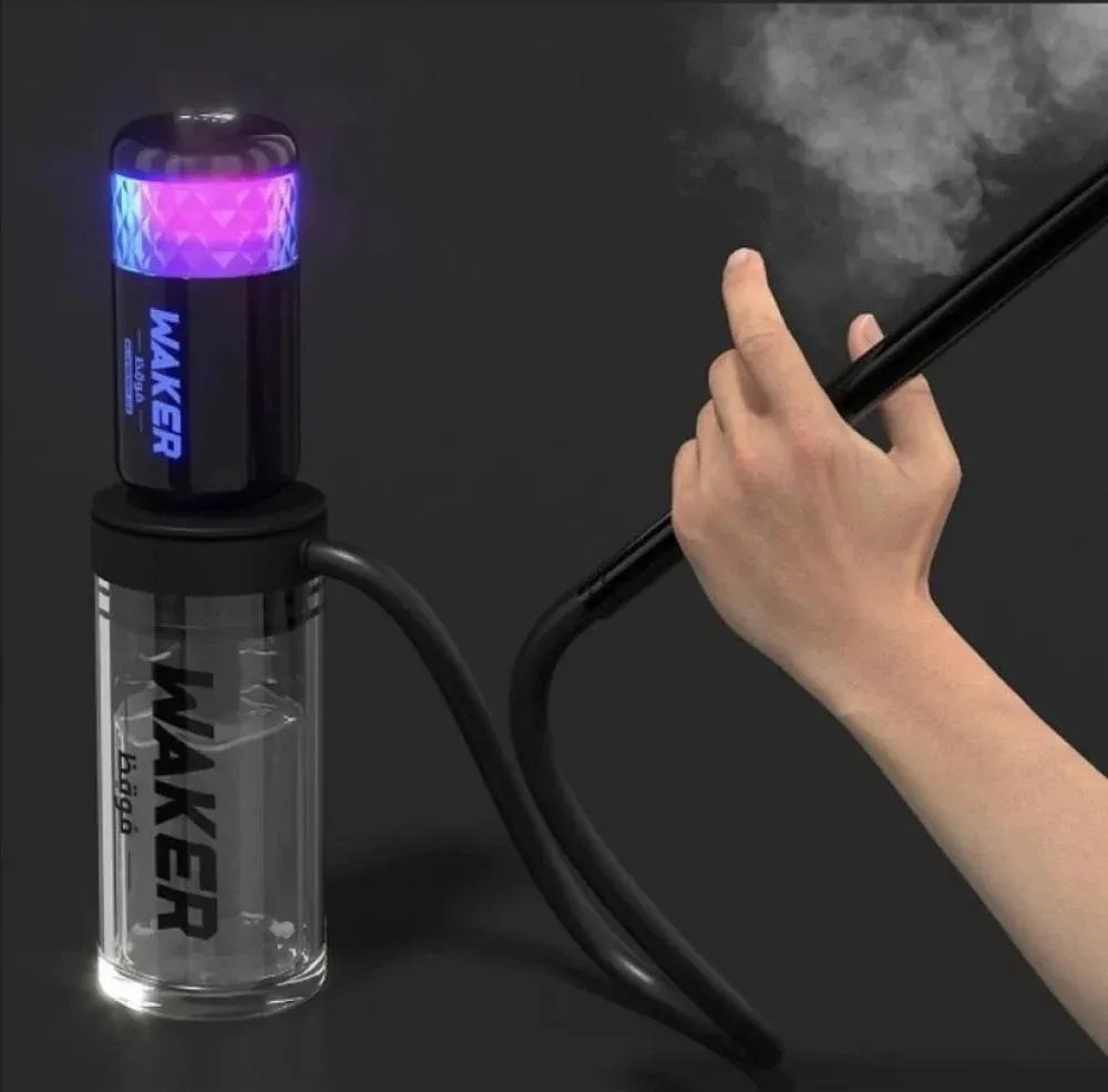 شيشة ويكر الإلكترونية المتنقلة – WAKER E-Hookah Portable Kit