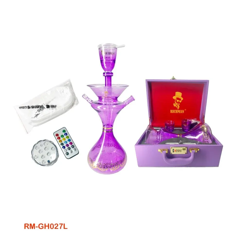 شيشة ريتش مان زجاج فاخرة - موديل RM-GH027L