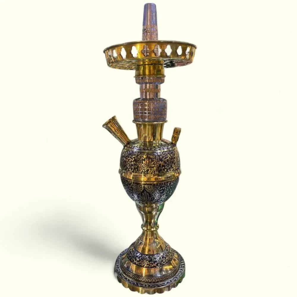شيشة عدني نحاس أصلي – Small Original Brass Adeni Hookah