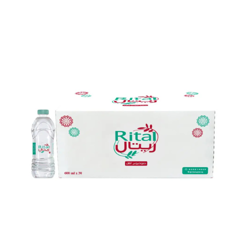 كرتون مياه ريتال 600 مل -30 عبوة