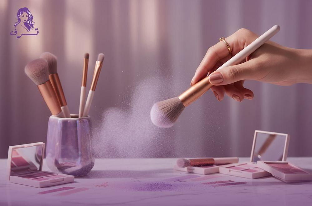 أنواع فرش المكياج واستخداماتها
