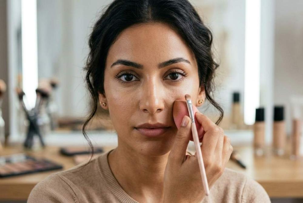 كيفية تصحيح تكتل المكياج للحصول على مكياج ناعم ومتجانس